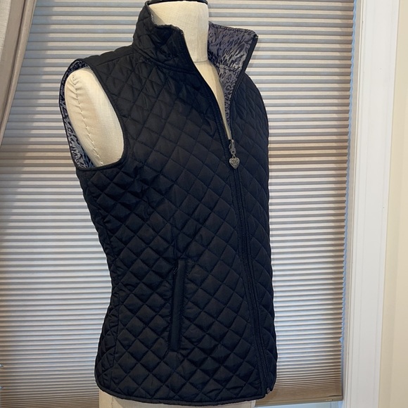 NWT Dress Barn Reversible Quilted Vest - Picture 4 of 8